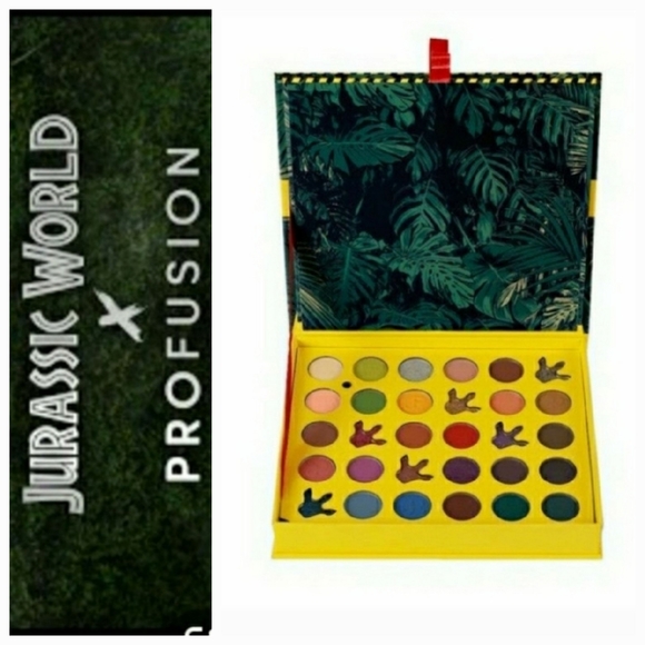 Profusion Cosmetics Welcome to Jurassic Park 30 Shade Musical Eyeshadow Palette - Picture 1 of 15